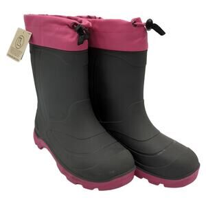 Kamik Women Sz 6 Gray Pink Waterproof Winter Boots NWT